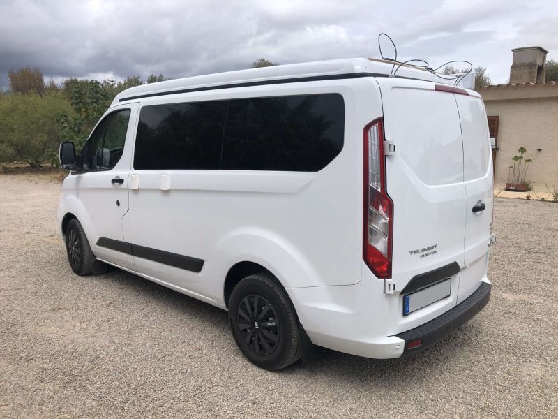 En venta Ford Transit Custom EcoBlue Hybrid Van 2.0 TDCI 96kW 280 L1 MHEV Trend. Blanco 2020 Illes Balears foto 3