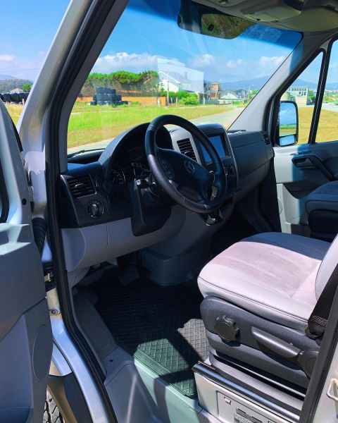 En venta Mercedes-Benz Sprinter 319 Gris 2013 Lugo foto 4