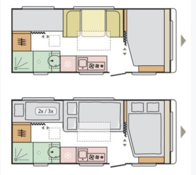 En venta Adria Altea 552PK Blanco 2022 Barcelona foto 8