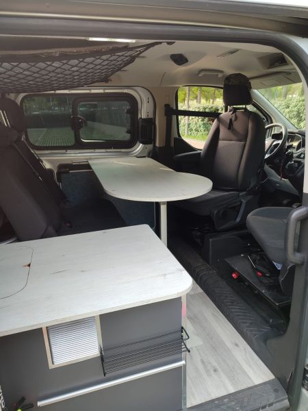 En venta Ford transit Custom camperizada "HOMOLOGADA" Gris 2015 Barcelona foto 8