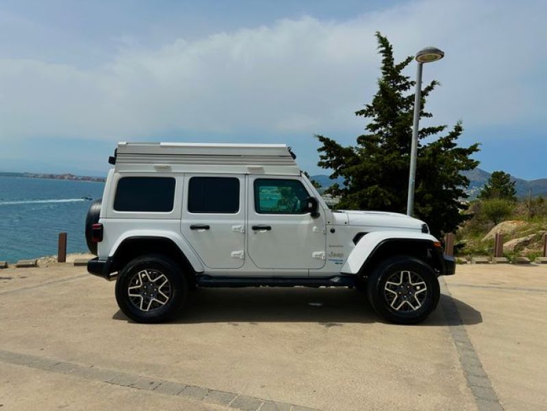 En venta Vario Jeep Wrangler 4xE Mini Camper Blanco 2023 Girona foto 3