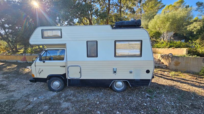 En venta Volkswagen T3 Karmann Gypsy Campervan 1981 Beige 1981 Illes Balears foto 4