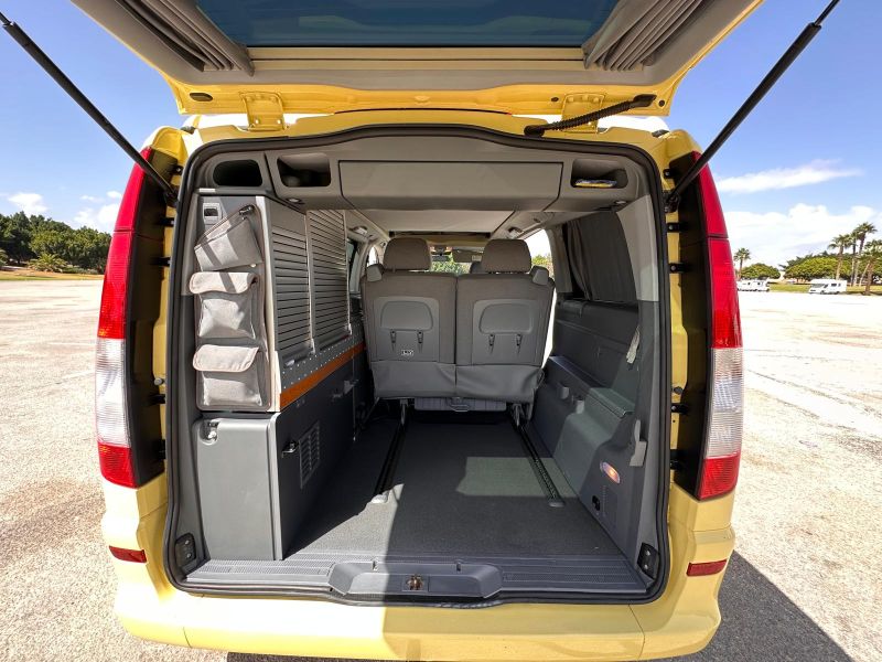 En venta Mercedes-Benz Viano Marco Polo Amarillo 2005 Valencia foto 18