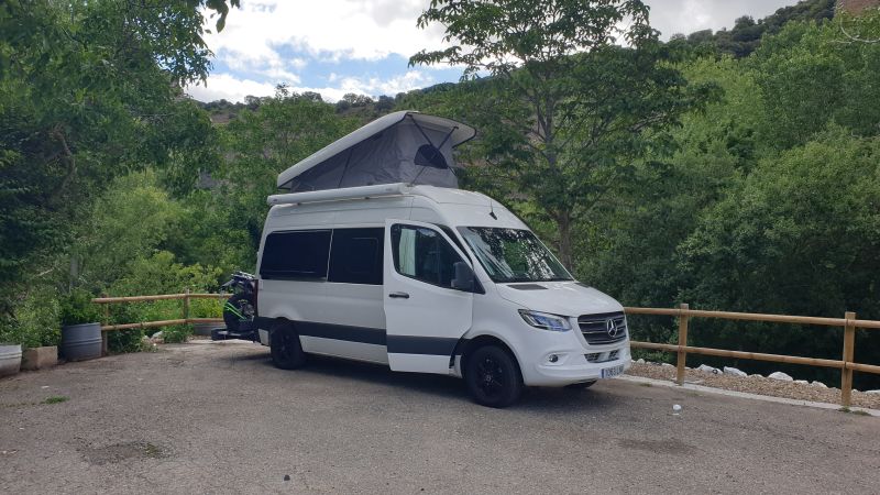 En venta Mercedes-Benz Camper Maite Plus, Sprinter 314 CDI, Automático 9G, Full-equipe Blanco 2021 Granada foto 1